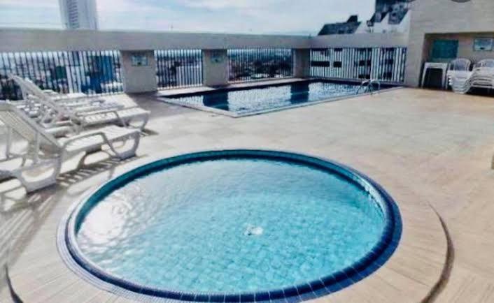 Apartamento Flat Em Sao Vicente Com Piscina Na Cobertura Rio Grande da Serra Exterior foto